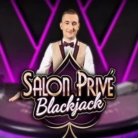 Blackjack Salon Privé slot visual from Ezugi available on wildhubs.ca