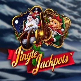 Jackpots logo of Jingle Jackpots from Dragon Gaming at WildHub Casino