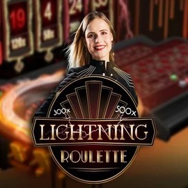 Lightning Roulette online game logo by Evolution on wildhubs.ca