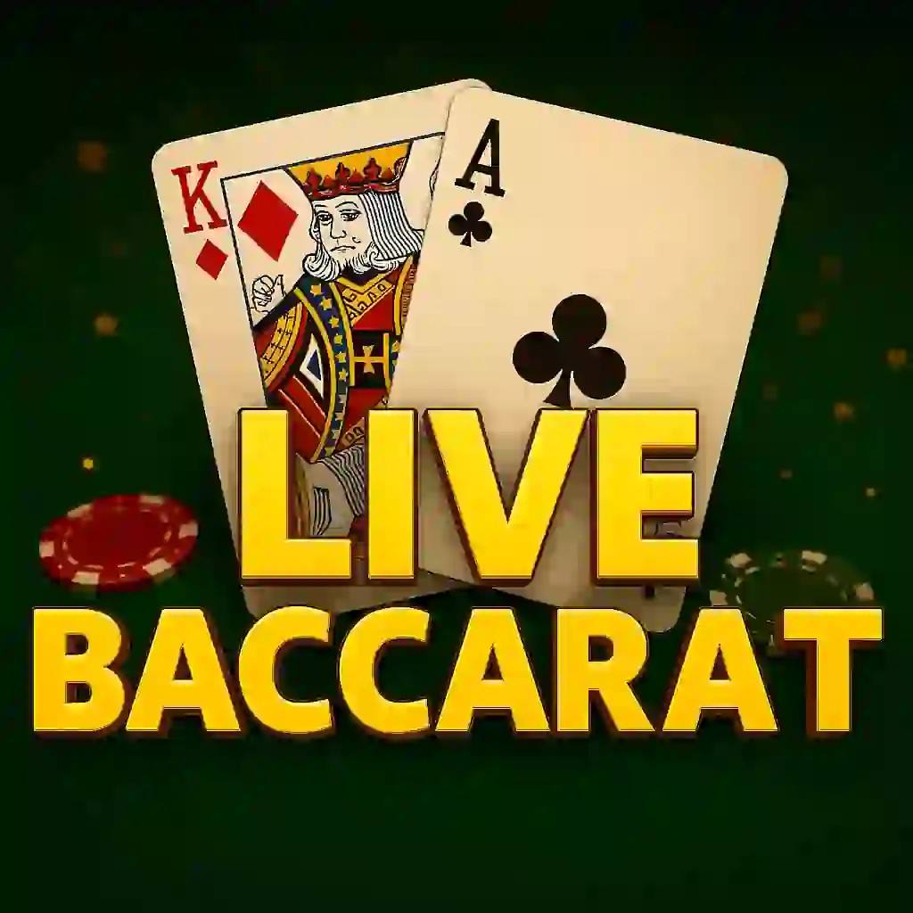 Live Baccarat logo by Evolution WildHub Casino
