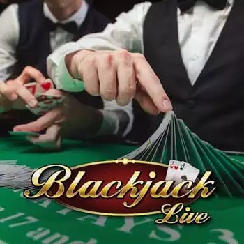 Live Blackjack logo by Evolution at WildHub Casino