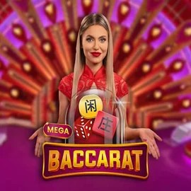 Live Casino logo of Mega Baccarat from Pragmatic Play at WildHub Casino