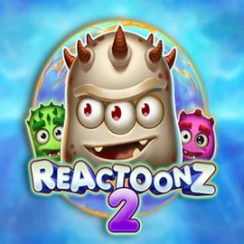 Reactoonz 2 slot logo by Play'n GO at WildHub Casino