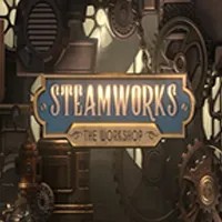 Steamworks The Workshop slot logo by Peter & Sons at WildHub CasinoSteamworks The Workshop