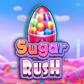 Sugar Rush online game logo by Pragmatic Play on wildhubs.ca