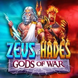 Zeus vs Hades: Gods of War online game logo by Pragmatic Play on wildhubs.ca